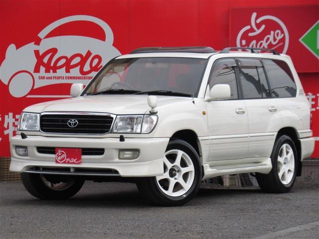 トヨタ ランドクルーザー100 バン4 2dt Vxリミテッド 4wd 01 パール 中古車情報 中古車買取 中古車査定のアップル